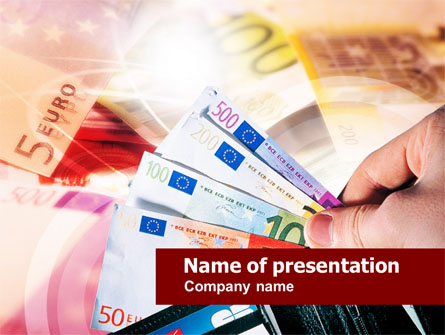 Euro Money Presentation Template, Master Slide