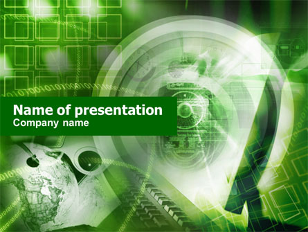 Scientific Innovations Presentation Template, Master Slide