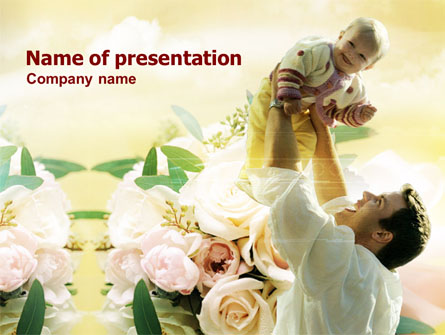Happy Father Presentation Template, Master Slide