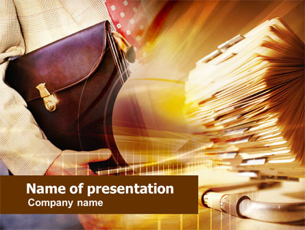 Business Consulting Service Presentation Template, Master Slide