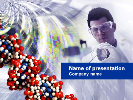 DNA Experiments Presentation Template, Master Slide