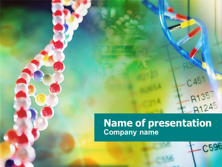 DNA Presentation Template, Master Slide