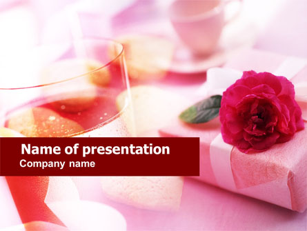 Romantic Present Presentation Template, Master Slide