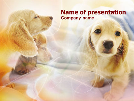 Puppies Presentation Template, Master Slide