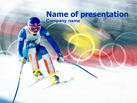Winter Olympic Games Presentation Template, Master Slide