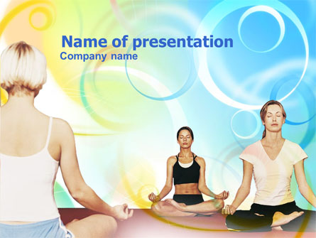 Yoga Meditation Presentation Template, Master Slide