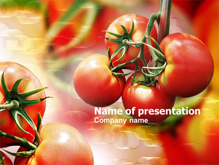 Tomato Farming Presentation Template, Master Slide