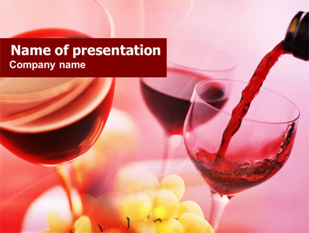 Wine Tasting Presentation Template, Master Slide