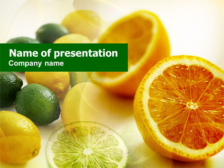 Lemons Presentation Template, Master Slide