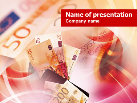 Euro Money Collage Presentation Template, Master Slide