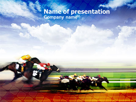 Horse Racing Presentation Template, Master Slide