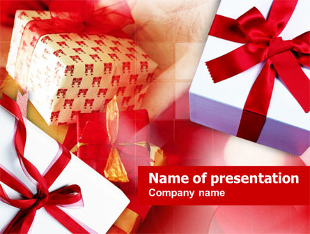 Gift Wrapping Presentation Template, Master Slide