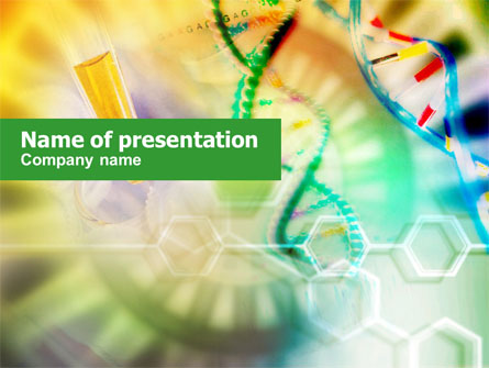 Genomic Studying Presentation Template, Master Slide