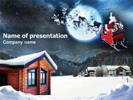Christmas Eve Presentation Template, Master Slide