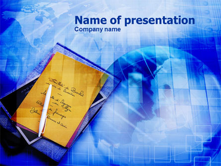 Busy Day Free Presentation Template, Master Slide