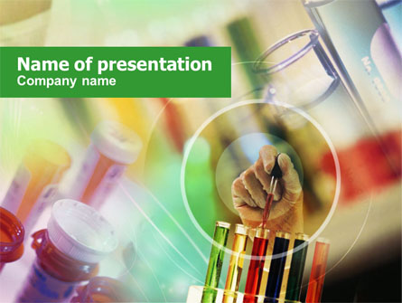 Pharmacy Testing Presentation Template, Master Slide