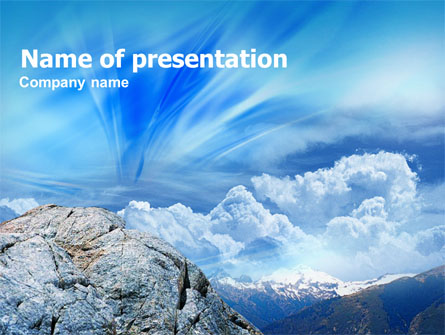 Mountain View Presentation Template, Master Slide