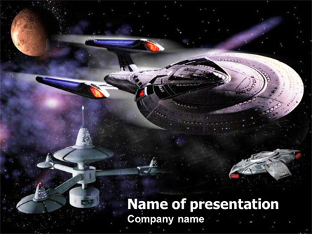 Space Movies Presentation Template, Master Slide