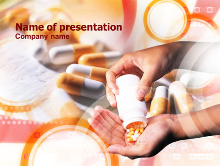 Drug Prescription Presentation Template, Master Slide