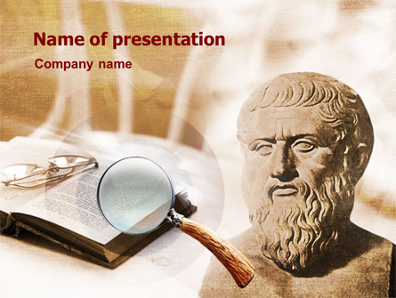 Greek Philosophy Presentation Template, Master Slide