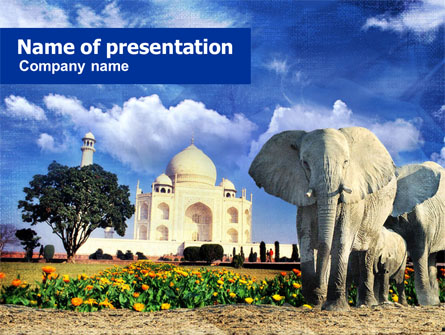 India Presentation Template, Master Slide