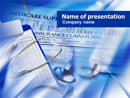 Medical Insurance Presentation Template, Master Slide
