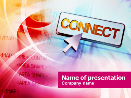 Internet Connect Presentation Template, Master Slide