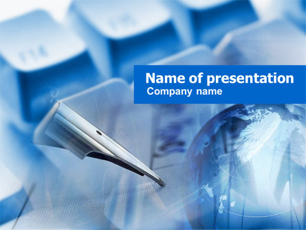 Internet Business Presentation Template, Master Slide