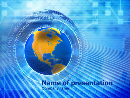 Information World Presentation Template, Master Slide