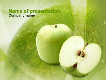 Ripe Apple Presentation Template, Master Slide