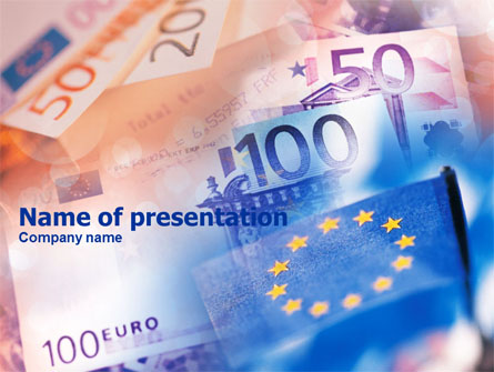 Euro Currency Presentation Template, Master Slide