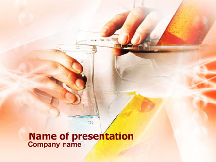 Chemist Presentation Template, Master Slide