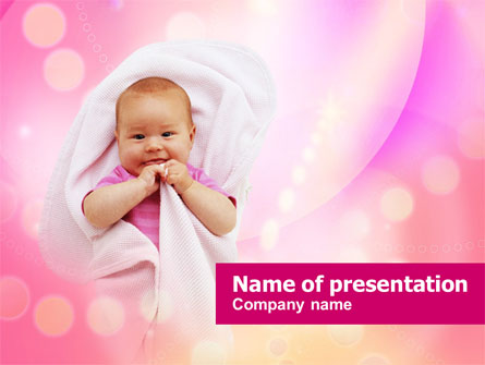 Wrapped Baby Presentation Template, Master Slide
