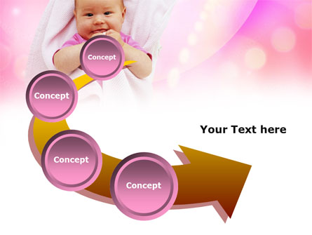 Wrapped Baby Presentation Template for PowerPoint and Keynote | PPT Star