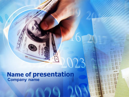 Take Dollars In Cash Presentation Template, Master Slide