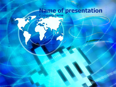 Touch The World Presentation Template, Master Slide