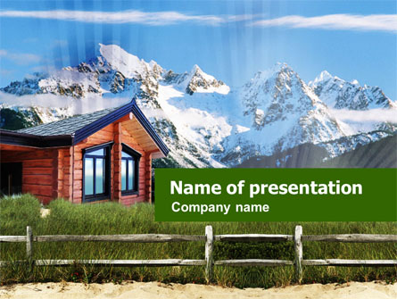 Mountain Cottage Presentation Template, Master Slide