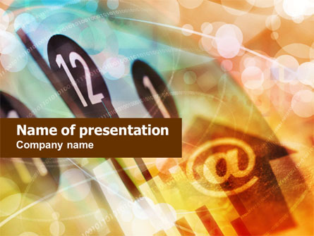 Web Timeline Presentation Template, Master Slide