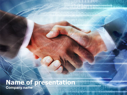 Business Partnership Presentation Template, Master Slide