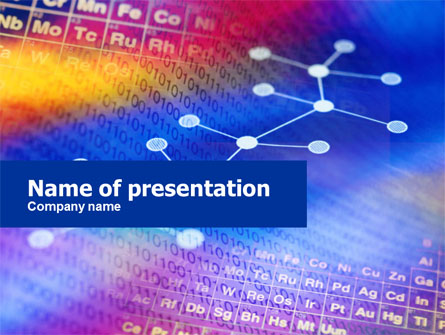 Chemical Compound Presentation Template, Master Slide