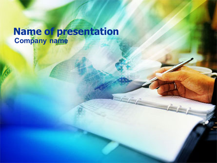 Business Journal Presentation Template, Master Slide