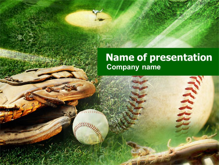 Baseball Affiliation Presentation Template, Master Slide