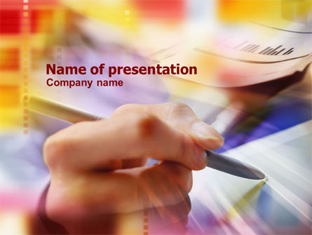 Business Research Presentation Template, Master Slide