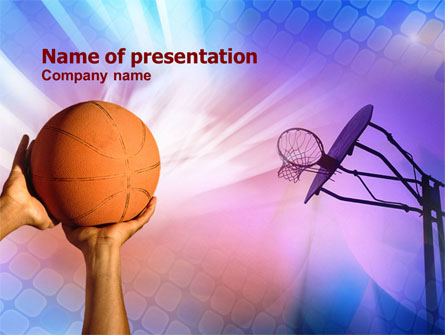 Play Basketball Presentation Template, Master Slide