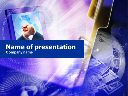 Web Business Cooperation Presentation Template, Master Slide