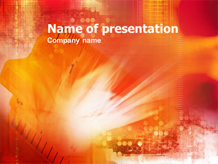 Abstract Scale Presentation Template, Master Slide