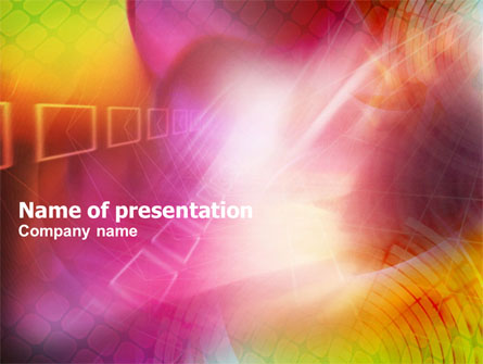 Colorful Technological Theme Presentation Template, Master Slide