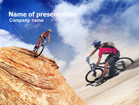 Mountain Biking Presentation Template, Master Slide