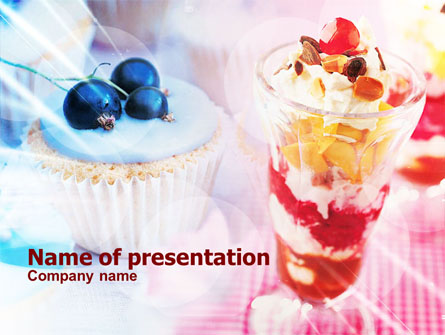 Sweets with Fruits Presentation Template, Master Slide