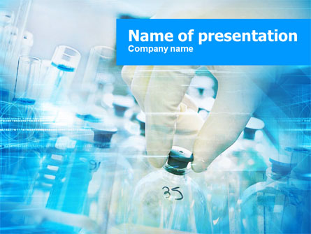 Pharmaceutical Testing Presentation Template, Master Slide